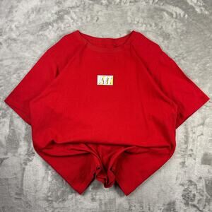 Roy Lichtenstein X  Uniqlo Women’s Graphic T shirt In The Car Art Red 3XL EUC